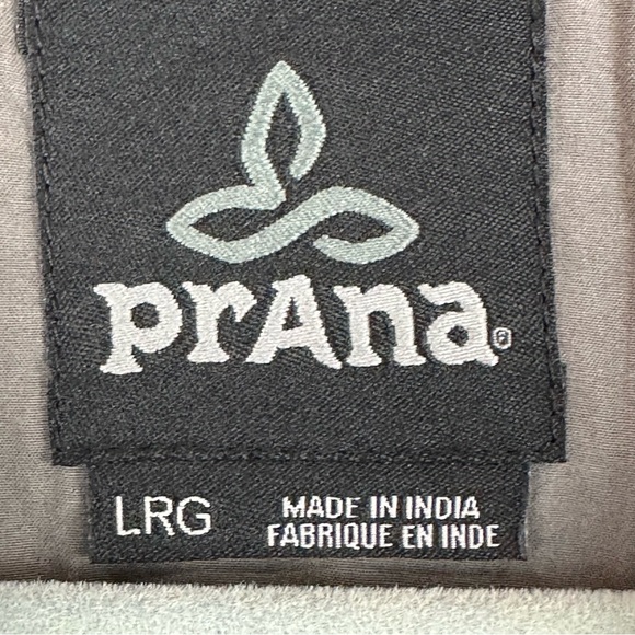 Prana Men’s Gray Crewneck Sweater Large Organic Cotton Minimalist Neutral Basic - Picture 3 of 8